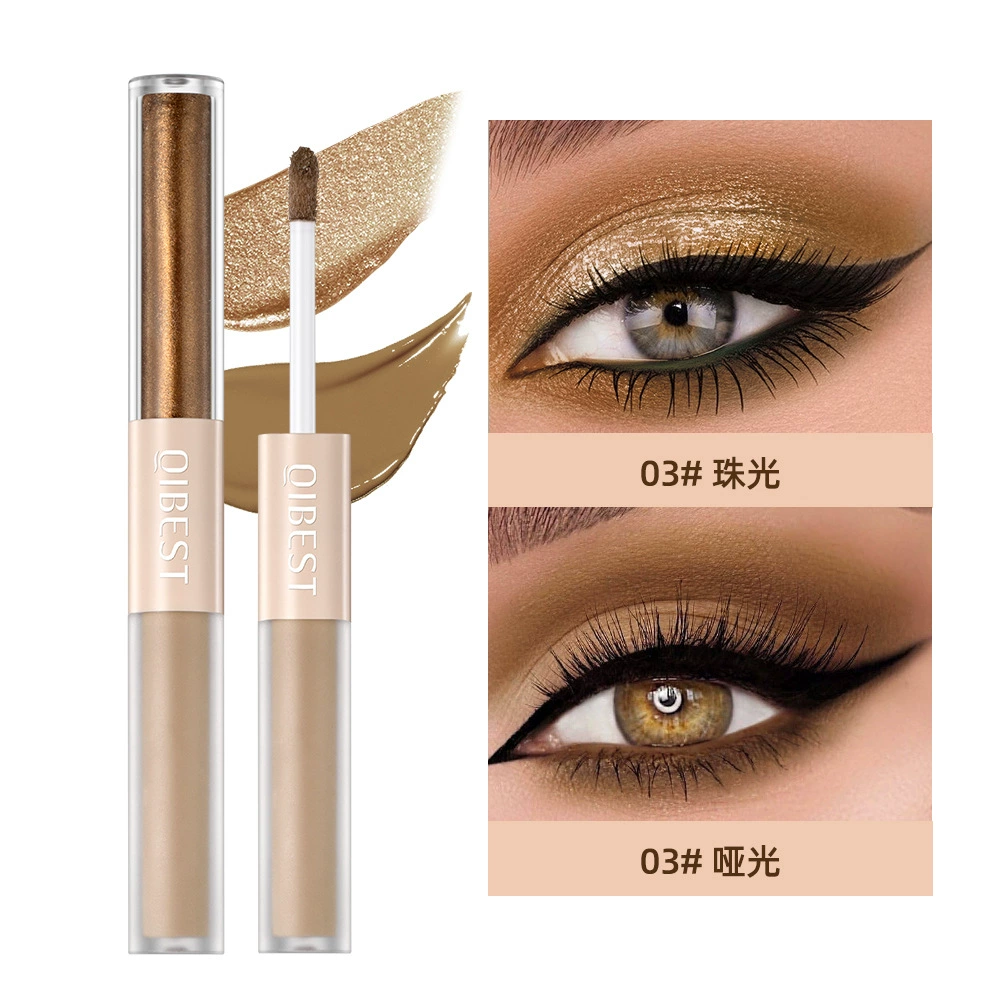 Double-sided shiny eye shadow, brightening highlighter