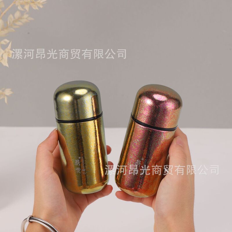 昂光迷你纯钛保温杯胶囊杯随行杯高颜值钛杯吸管杯小巧便携口袋杯|undefined