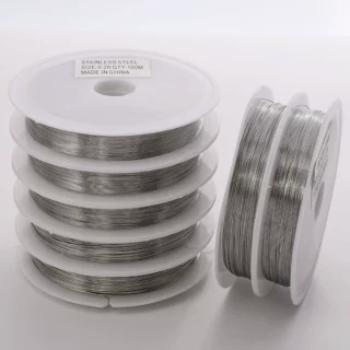 0.2-0.6mm软钢丝线单股串珠线不易断手工diy手链项链材料首饰品线