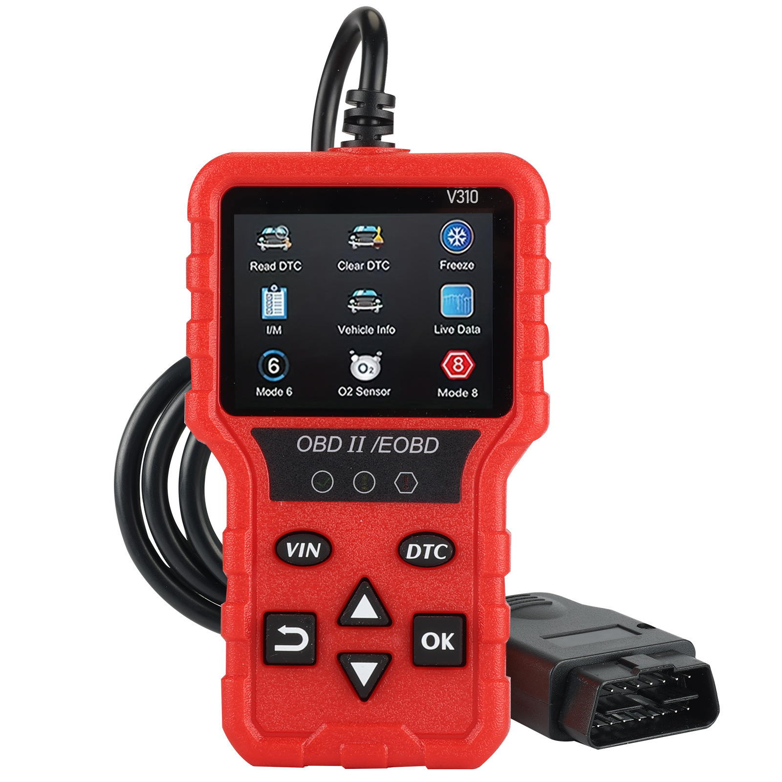 Car fault detector, OBD2 engine diagnostic tool, OBD diagnostic tool, car diagnostic instrument, OBD