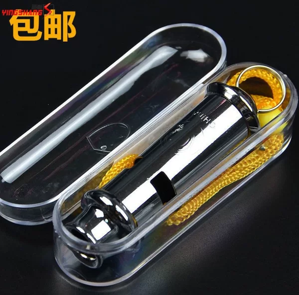 Siren whistle, stainless steel whistle, non-nuclear metal lifesaving whistle, high-frequency high-decibel outdoor survival whistle, basketball referee whistle