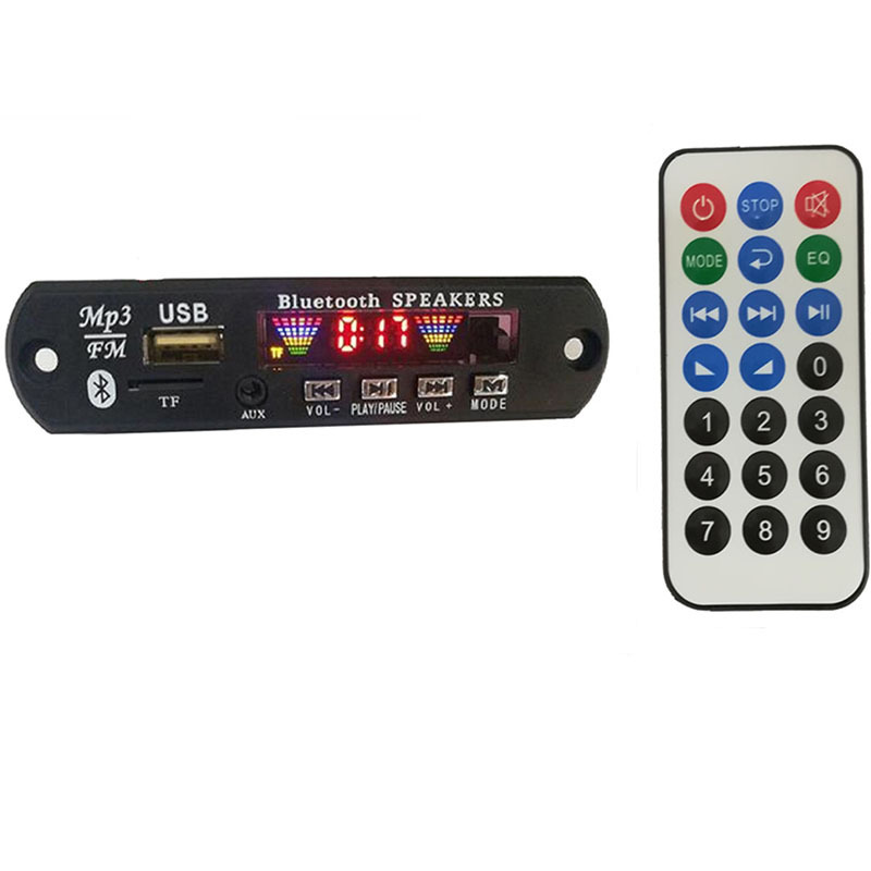 4 pantalla de color USB tarjeta de sonido TF12V 5,2 decodificador Bluetooth FMMP3 decodificador placa Lossless módulo Bluetooth pcba