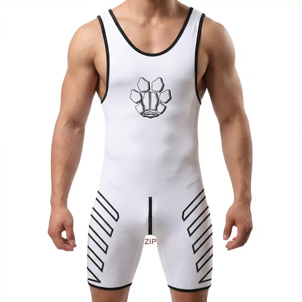 Pila Wrestling Suit, Summer One-Piece Suit for Weightlifting, Men's Style, Available for Sale, Tight-Fitting and Quick-Drying