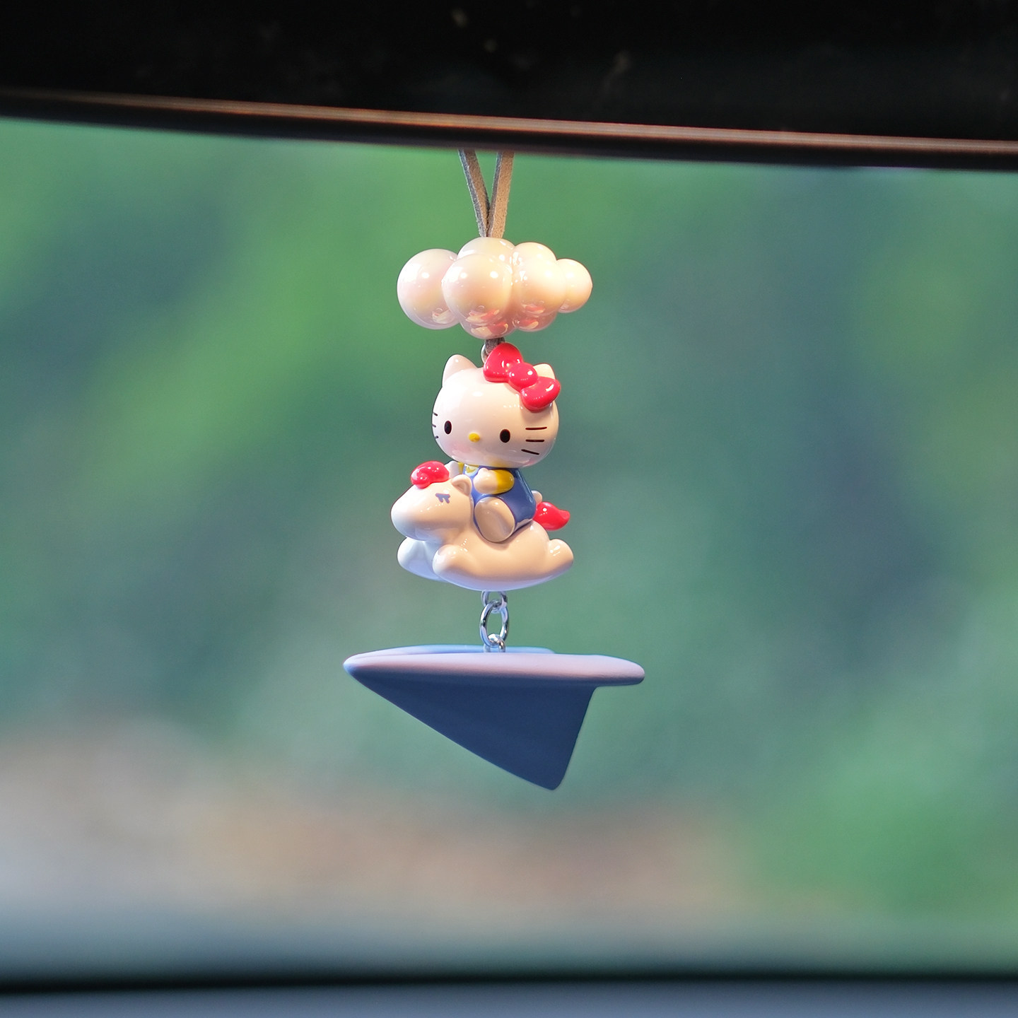 Car interior decoration KT car air freshener car pendant rearview mirror decoration car accessories