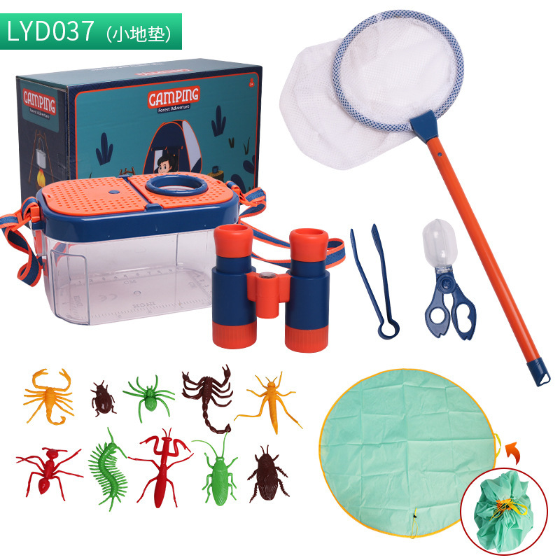 Juego de vajilla educativa para niños, para camping, picnic, con walkie-talkies, utensilios de cocina, para jugar al aire libre.