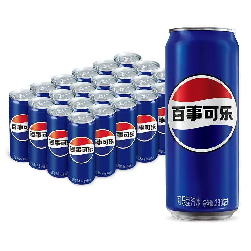 Газированный кола (Pepsi) 330 мл, slim-банка — классическая и без сахара