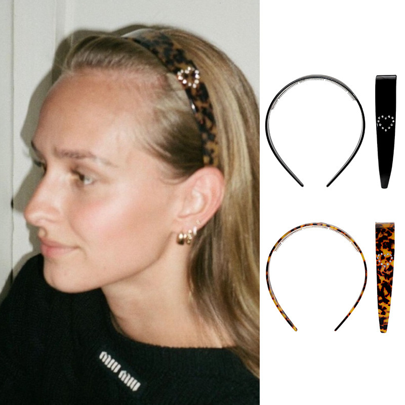 120g Weight Hair Band Hair Accessories Type Rhinestones Inlay Material 1 Piece Quantity Daily Occasion Acetic acid sheets Material Star, Heart Shape, Leopard Pattern Unisex Gender Inlay Design Retro Style Retro Unisex Star Heart Shape Leopard Acetic Acid Sheets Inlay Rhinestones Hair Band 无