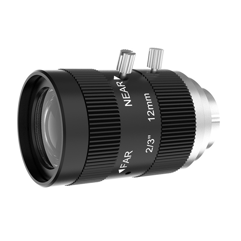 HS-GF1232C industrial camera lens 12mm industrial scanning lens applicable security surveillance camera lens