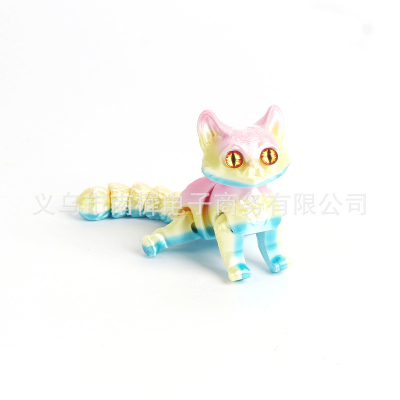 3D打印可爱小猫咪萌宠桌面摆件手办模型新品玩具跨境地摊批发代发|undefined