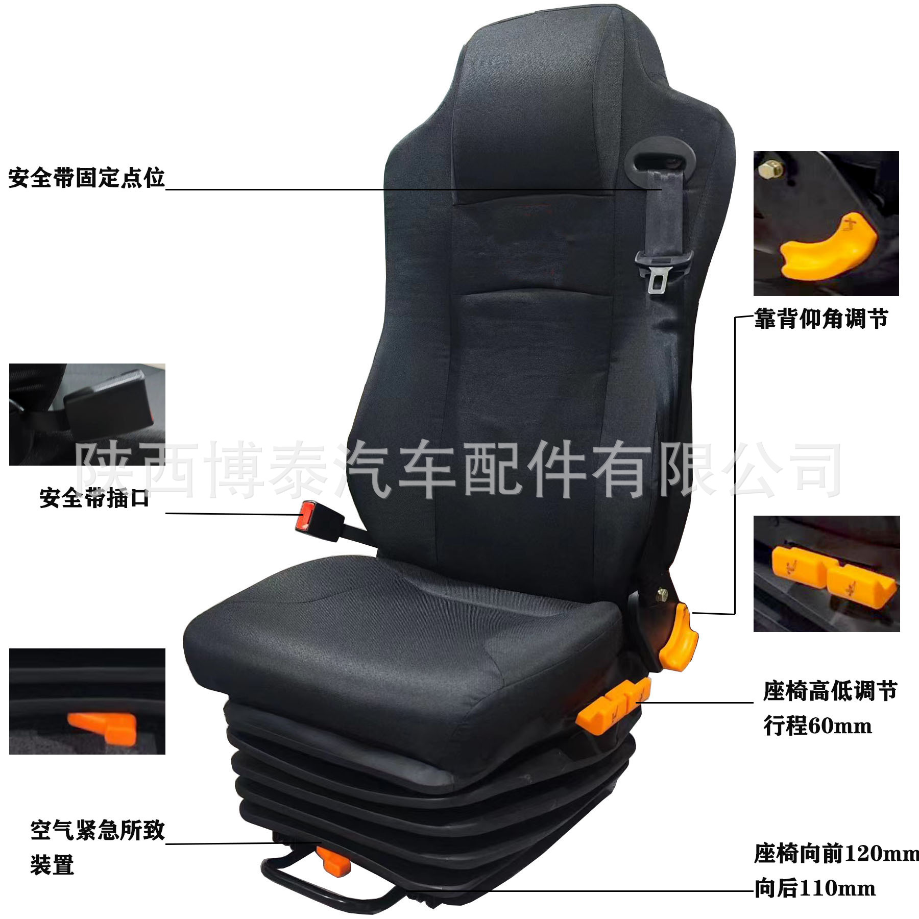 座椅操作说明