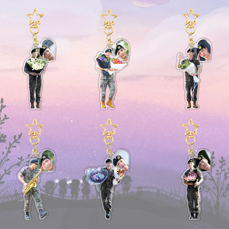 Bts 2025 Comeback Jungkook V Jin Acrylic Keychain Mobile Phone Backpack Pendant Key