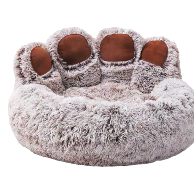 Engrosado nido de Mascota de pelo largo transfronterizo creativo lindo oso pata de perro nido de gato suministros para mascotas caliente Four Seasons Universal