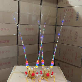 孙悟空发光状元帽儿童悟空帽齐天大圣头冠美猴带灯紫金冠地摊批发