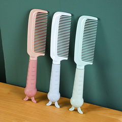 Cute & Soft Cartoon Home Use Straightening Comb for Students, Korean-Style Internet-Famous Anti-Static Plastic Hairbrush for Teens and Adults—Wholesale