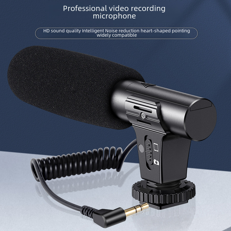 Cross-border direct supply G1 video recording live streaming camera mobile microphone vlog conference recording teaching gun-type microphone