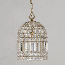 新款跨境法式水晶灯具复古走廊过道设计师款个性轻奢衣帽间吊灯