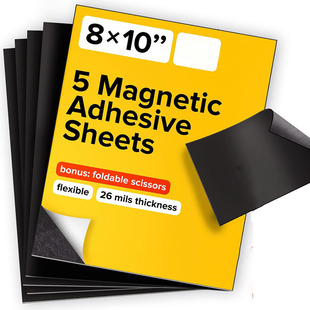 Amazon Explosions Soft Magnet Photo Refrigerator Stickers Flexible Rubber Magnetic Self-adhesive Back Adhesive Magnetic Stickers Iron-absorbing Stone Blackboard