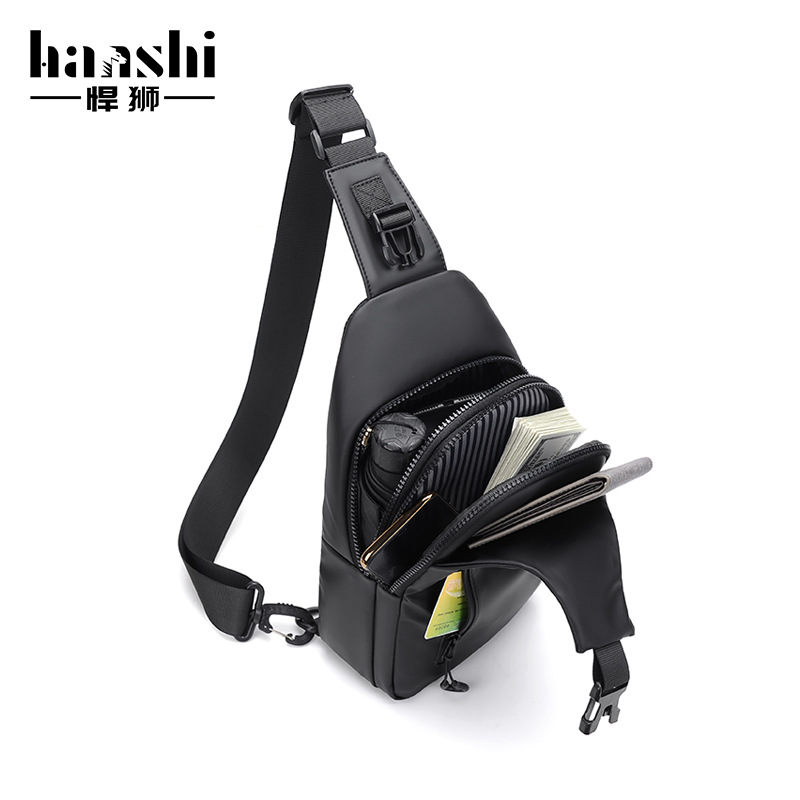 Bolso de pecho de alta gama para hombres de moda Bolso de mensajero de hombro casual para mujer Bolso de pecho impermeable de viaje Bolso de hombro de moda