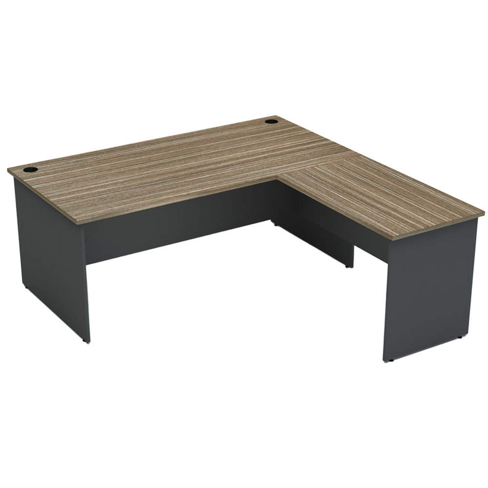 Mesa de oficina con esquina de negocios clásica lateral mesa de oficina de fábrica directa muebles de oficina ejecutivos escritorio de computadora L