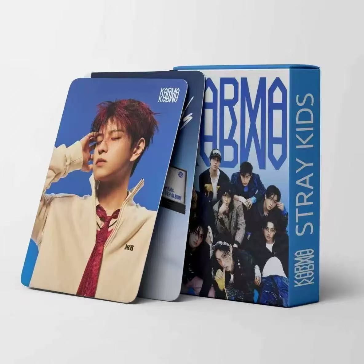 Cadena total de gran cantidad de nuevos productos en stock 55 tarjetas de álbum SKMyBreath KPOP estrella alrededor de la tarjeta de colección LOMO