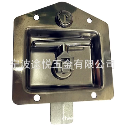 Factory Supply Stainless Steel Truck Toolbox Lock Stainless Steel T-Lock Cabinet Panel Lock RV Lock Stainless Steel (Car lock)