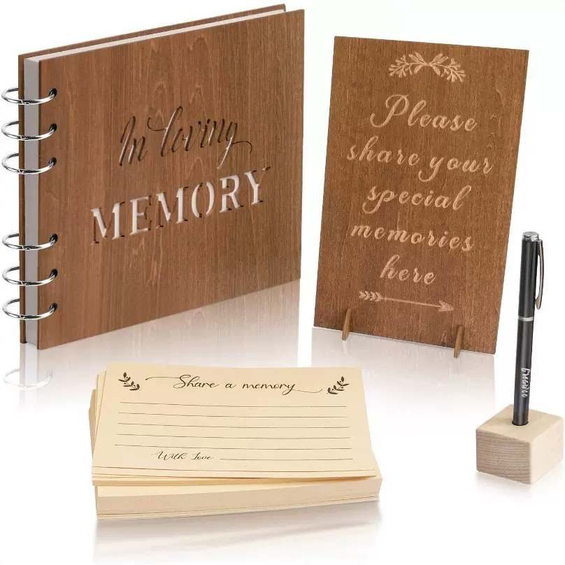 个性葬礼留言簿签到婚纱纪念册婚庆礼盒用品相册礼品亲人纪念日