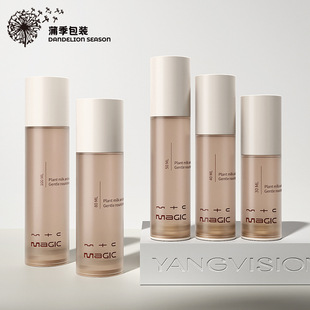 Customized 20/30/40/50/80/100ml Full Cover Lotion Pump Pp Straight Round Vacuum Bottle Replacement Spray Pump