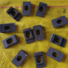 行车轨道 压板 安全可靠双孔轨道钢轨压板安装拆卸简便迅速