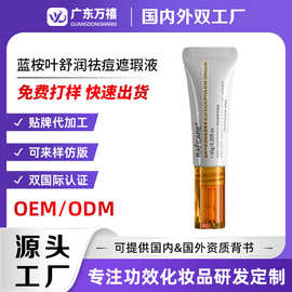 定制蓝桉叶痘痘遮瑕液遮痘印不卡粉粉底液服帖控油保湿粉底膏代工