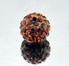 30 colors 10mm straight -hole full drill AB soft pottery drilling ball, fragrant Paradon double -hole white black red beads