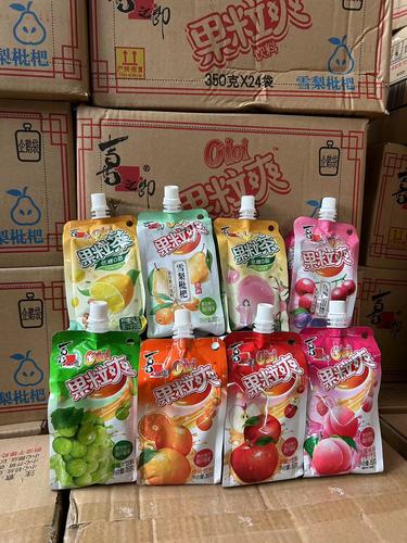 Xililang Xixi Jelly Cici Fruit Pellet Refreshing 258ml/Bag Peach Juice Beverage Zero Fat Children's Snack