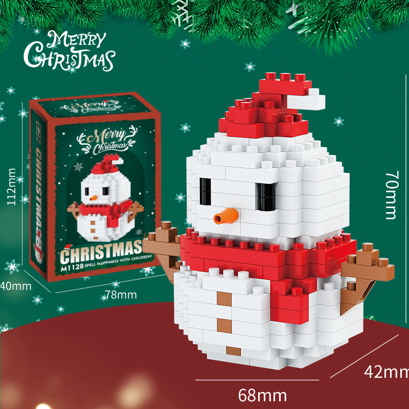 国境を越えたクリスマスビルディングブロック子供のおもちゃレゴ組み立てサンタクロースクリスマスツリーホリデーギフト卸売と互換性あり|undefined