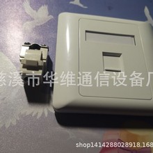 视频模块 有线电视插头  电视插座 高清数字电视模块含单口面板