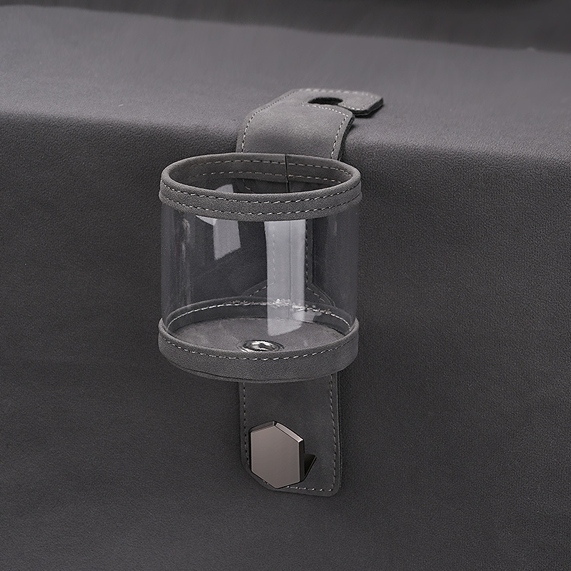 Qìchē – Car Seat Back Car cup holder/beverage holder - cup-holder-hook-single-hook-gray