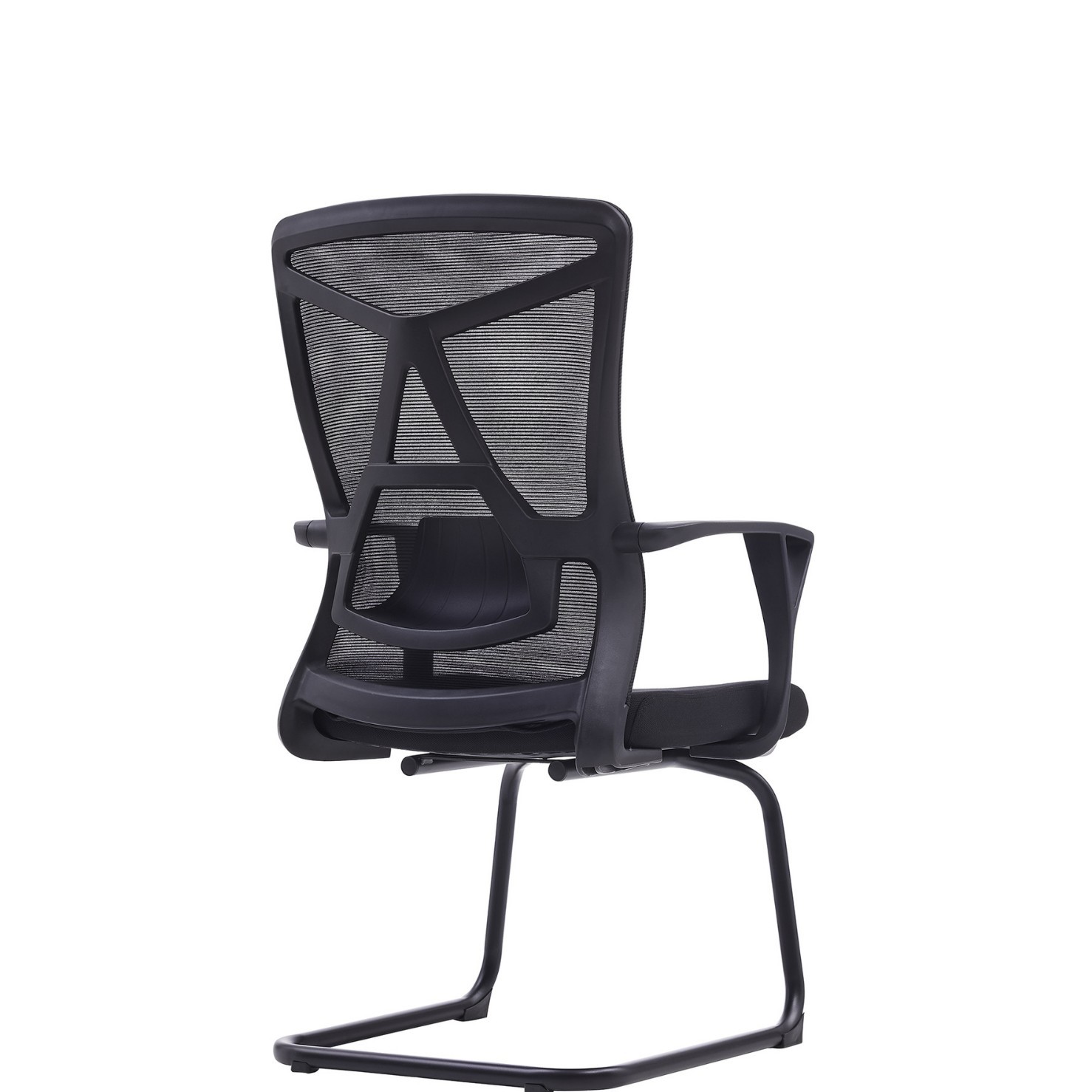 Silla de arco con marco negro