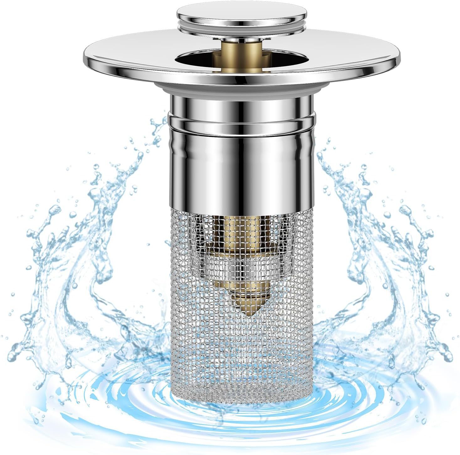 wash-basin-bounce-core-drainer-push-type-wash-basin-leaking-plug-deodorant-anti-blocking