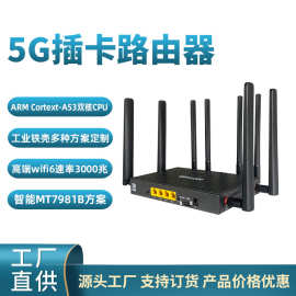 定制MT7981B工业级5g插卡路由器双核千兆智能组网支持多方案厂家