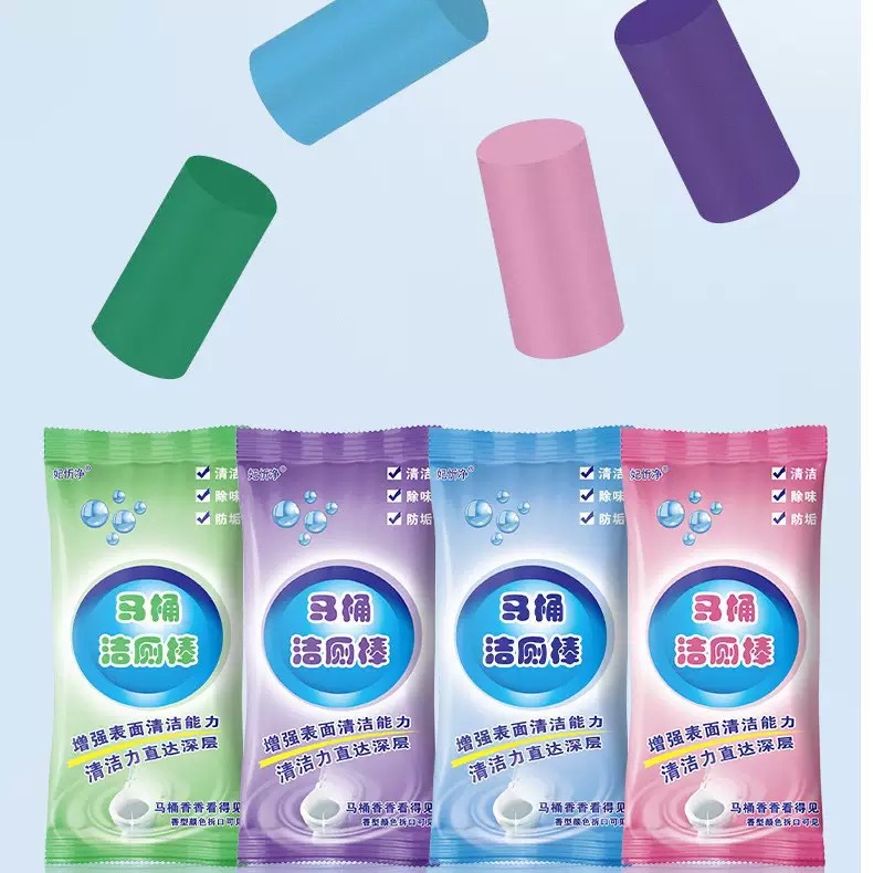 가정용 변기 청소 스틱, 변기 세정제, 농축형, 효율적인 탈취, 향기, 소변 얼룩 제거, 블루 버블 변기 세정 스틱
