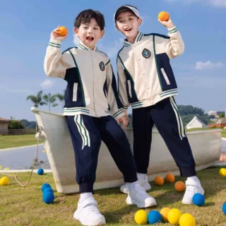小学生校服套装春秋装学院风班服儿童运动服幼儿园园服三件套春季