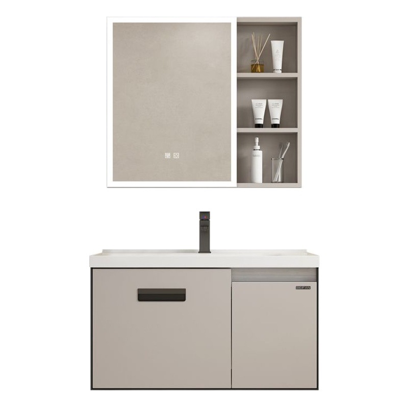Panal de aluminio gabinete de baño combinación de baño lavabo integrado cerámica lavabo gabinete hogar lavabo