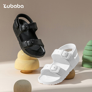 Children's Sandals for Boys and Girls, Casual Buckle Boken Sandals, Lightweight Soft-Soled Non-Slip Kidsren's Beach Shoes for Middle and Large Kidsren