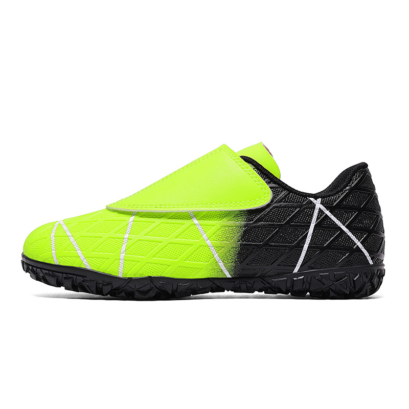 Nail fragmentado - verde fluorescente negro