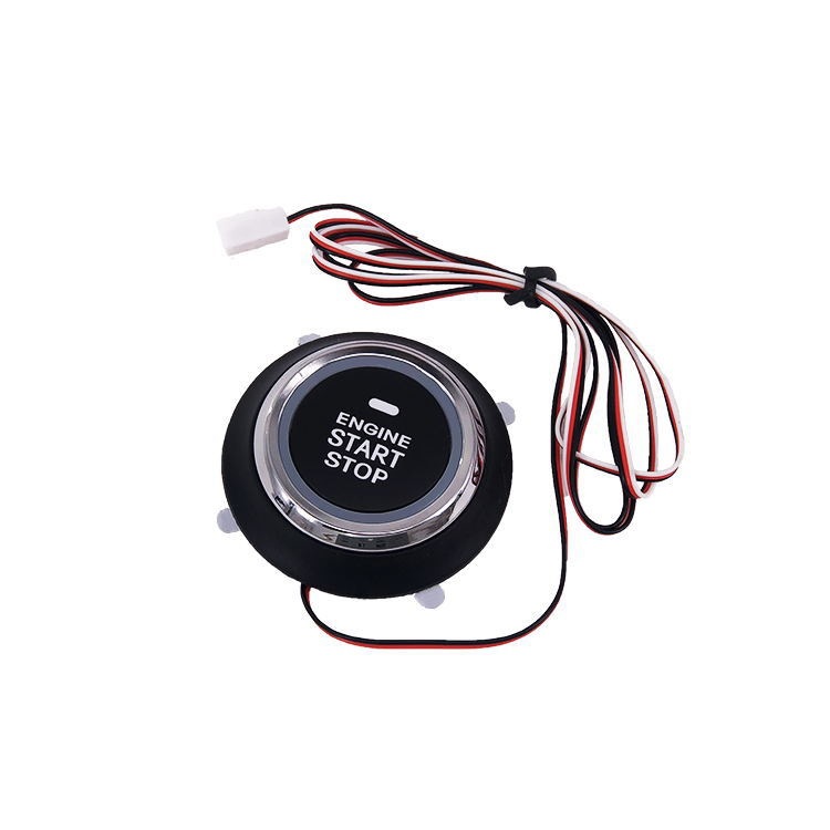 Car one-button start anti-theft system with ignition, remote start, automatic security activation, and PKE (Passive Keyless Entry)