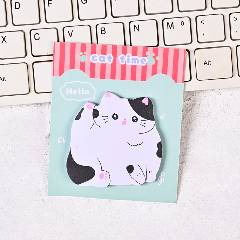 Cat Paradise Post-it ins Creativa, de alto valor, linda caricatura, Alien, N pegatinas, decoración de estudiantes, notas de mensaje