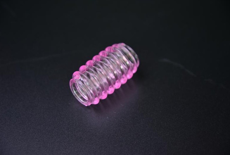 Caterpillar Crystal Delay Ring TPE Locking Sun Ring Adult Toy — detail image 62