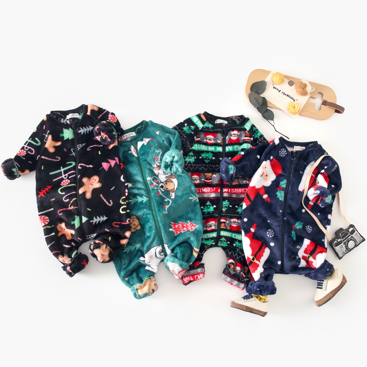 Children's keep warm Christmas overall for men and women girl's for…