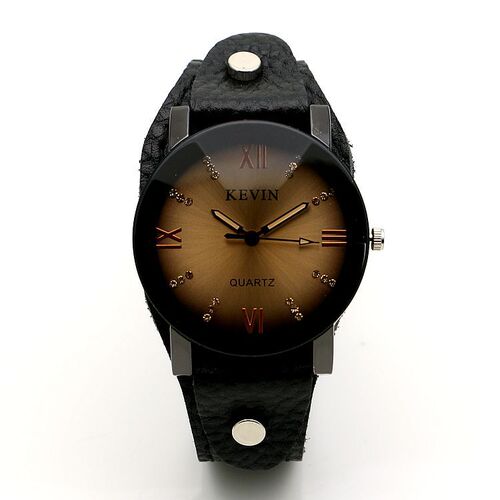 Rhinestone women's watch European and American women's retro belt watch versatile quartz watch fashion trend foreign trade women's watch