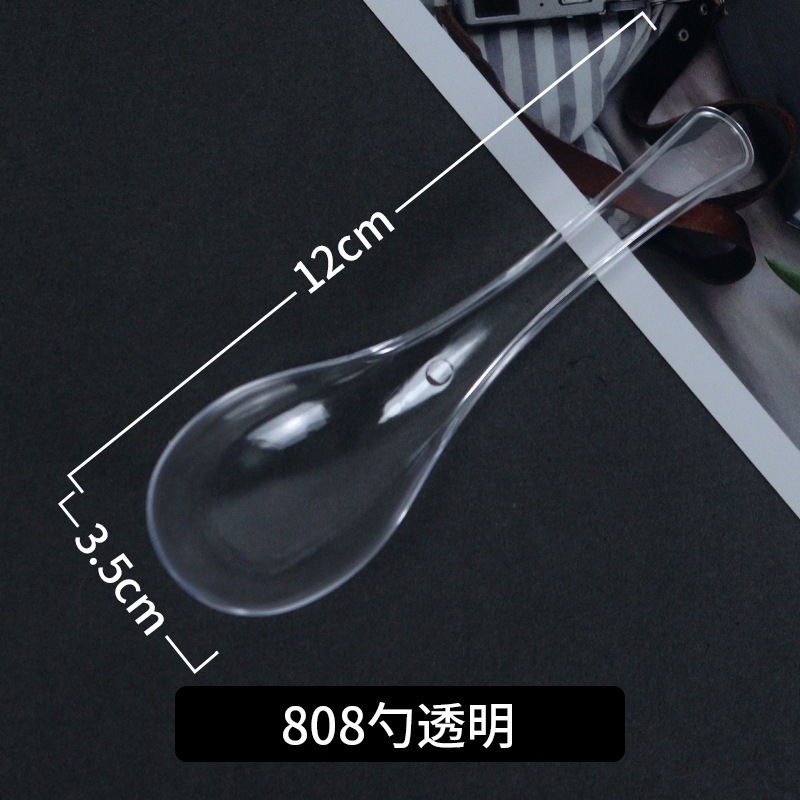 使い捨てスプーンはファストフードスプーンのプラスチックを単独で包装して、氷粉のデザートの焼き芋のスプーンを包装します。|undefined