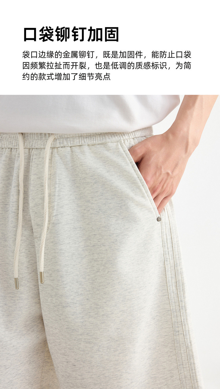 Quần short nam thể thao thành phố dáng thẳng, kiểu mới mùa hè — đen chi tiết 5