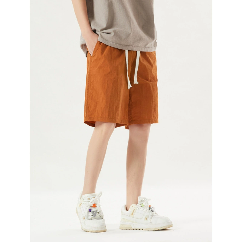 Солнцезащитный индекс 50 нейлон ледяной износостойкие конфеты цвета карго брюки пара шорты для мужчин свободная мода